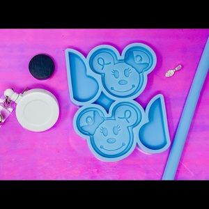 Gingerbread Girl Mouse Silicone Straw Topper Badge Mold - Food Safe!